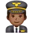 Man Pilot: Medium-Dark Skin Tone