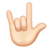 Love-You Gesture: Light Skin Tone Emoji 🤟🏻 image - Huawei Harmony OS style
