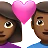 Couple With Heart: Woman, Man, Medium-Dark Skin Tone