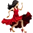 Woman Dancing: Light Skin Tone