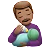 Man Feeding Baby: Medium Skin Tone