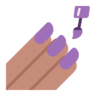 Nail Polish: Medium Skin Tone Emoji 💅🏽 image - Microsoft Classic 2D style