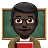 Man Teacher: Dark Skin Tone