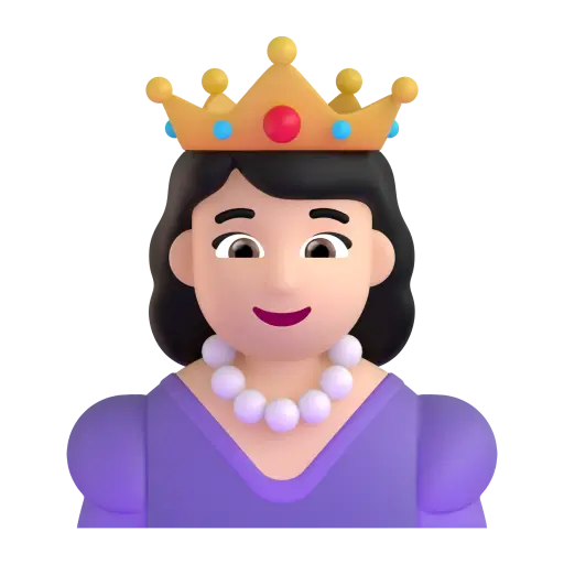 ๐ธ๐ป - Princess: Light Skin Tone Emoji meaning, copy and paste emoticon ...