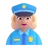 Woman Police Officer: Medium-Light Skin Tone