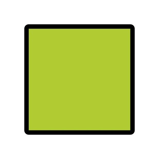 Gran cuadrado verde