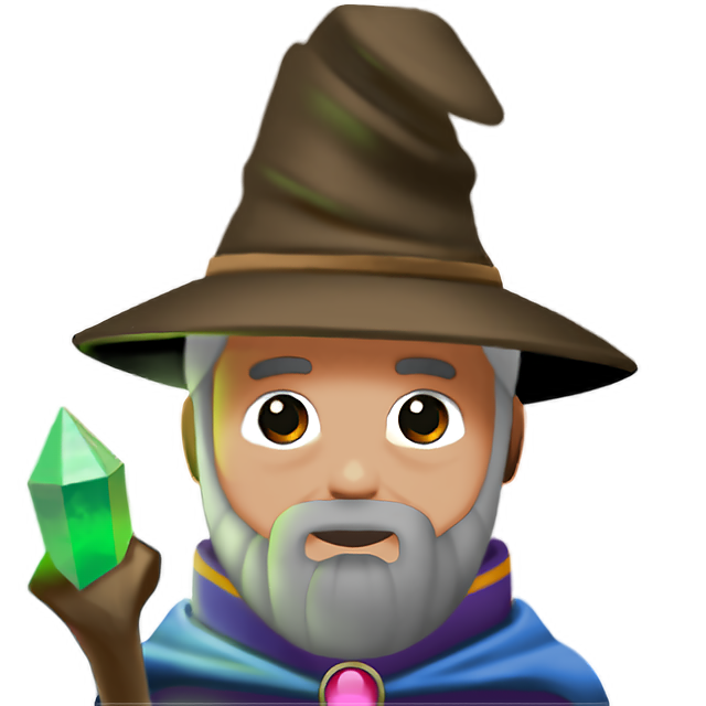 Man Mage: Medium-Light Skin Tone
