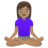 Woman In Lotus Position: Medium Skin Tone