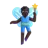 Man Fairy: Dark Skin Tone