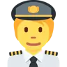Pilot Emoji 🧑‍✈️ image - Twitter / X (Twemoji) style