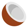 Noix de coco Emoji 🥥 image - Tossface style