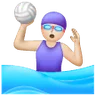 Woman Playing Water Polo: Light Skin Tone Emoji 🤽🏻‍♀️ image - Samsung style