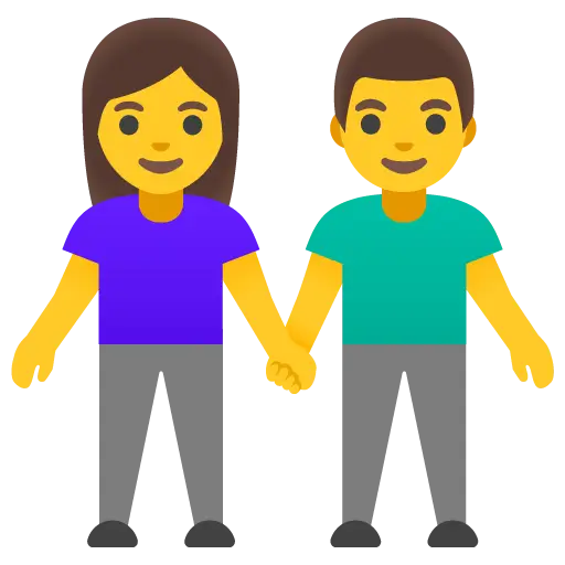 Woman And Man Holding Hands