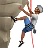 Person Climbing: Medium Skin Tone