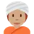Person Wearing Turban: Medium Skin Tone