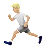 Person Running: Medium-Light Skin Tone