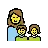 Family: Woman, Girl, Boy