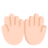 Palms Up Together: Light Skin Tone
