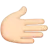 Rightwards Hand: Light Skin Tone