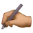 Writing Hand: Medium Skin Tone