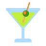Emoji Koktélpoharat 🍸 image - Microsoft Classic 2D style