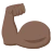Flexed Biceps: Dark Skin Tone