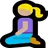 Woman Kneeling: Medium-Light Skin Tone