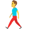 Эмодзи Пешеход 🚶 image - Skype style