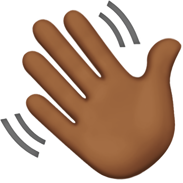 Waving Hand: Medium-Dark Skin Tone