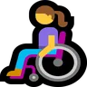 Woman In Manual Wheelchair Emoji 👩‍🦽 image - Microsoft Windows 10 Segoe UI Emoji style