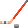 Palo de hockey sobre hielo y puck Emoji 🏒 image - Skype style