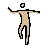 Man Dancing: Medium-Light Skin Tone