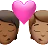 Kiss: Person, Person, Medium-Dark Skin Tone, Medium Skin Tone