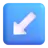 Down-Left Arrow