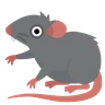 Rat Emoji 🐀 image - Skype style