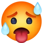Cara sobrecalentada