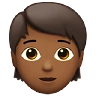 Person: Medium-Dark Skin Tone Emoji 🧑🏾 image - Apple style