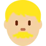 Man: Medium-Light Skin Tone Emoji 👨🏼 image - Twitter / X (Twemoji) style