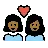 Couple With Heart: Woman, Woman, Medium-Dark Skin Tone