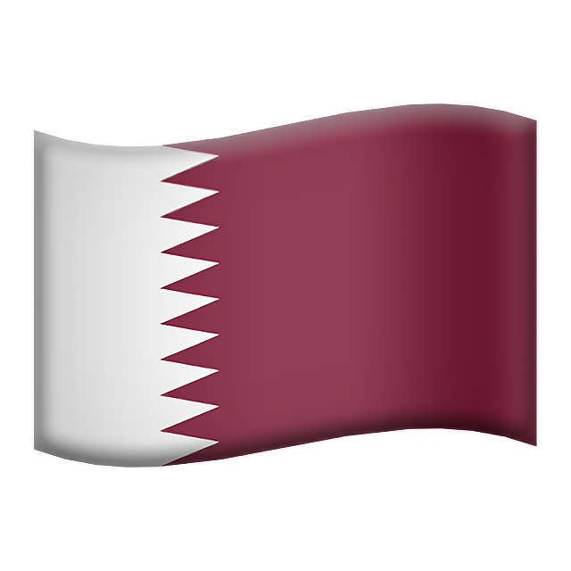 Flag: Qatar