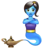 Woman Genie Emoji 🧞‍♀️ image - WhatsApp style