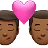 Kiss: Man, Man, Medium-Dark Skin Tone
