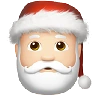 Santa Claus: Light Skin Tone Emoji 🎅🏻 image - Apple style