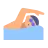 Man Swimming: Medium-Light Skin Tone