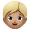 Child: Medium-Light Skin Tone Emoji 🧒🏼 image - Huawei Harmony OS style