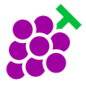 Emoji szőlő 🍇 image - Docomo style