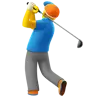 Man Golfing Emoji 🏌️‍♂️ image - Apple style