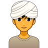 Man Wearing Turban Emoji 👳‍♂️ image - Emojidex style