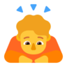 鞠躬 Emoji 🙇 image - Microsoft Classic 2D style