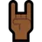 Sign Of The Horns: Medium-Dark Skin Tone